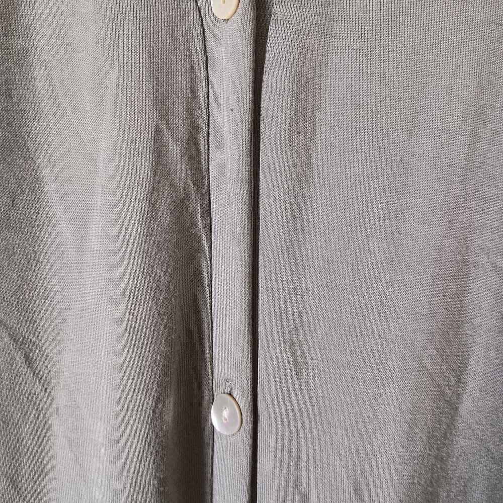 Wynne Layers Cardigan Green 3x Unconstructed Butt… - image 3